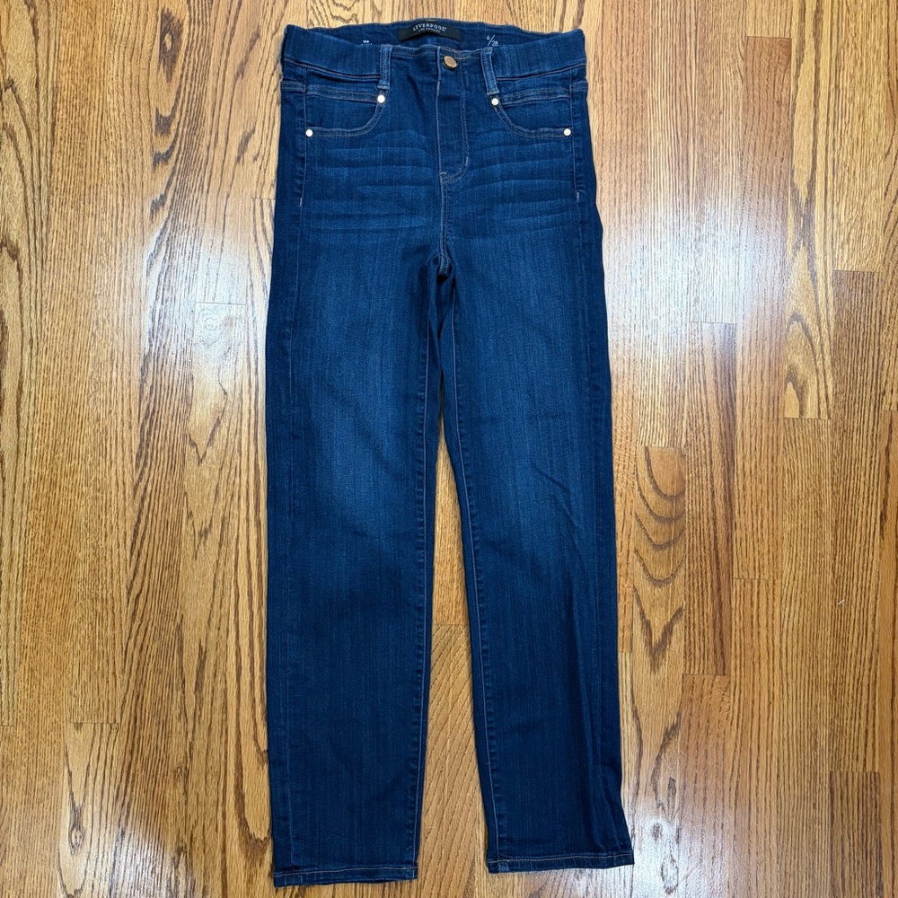 Liverpool "The Slim" Dark Blue Denim Jeans (6/28) - Picture 2 of 11